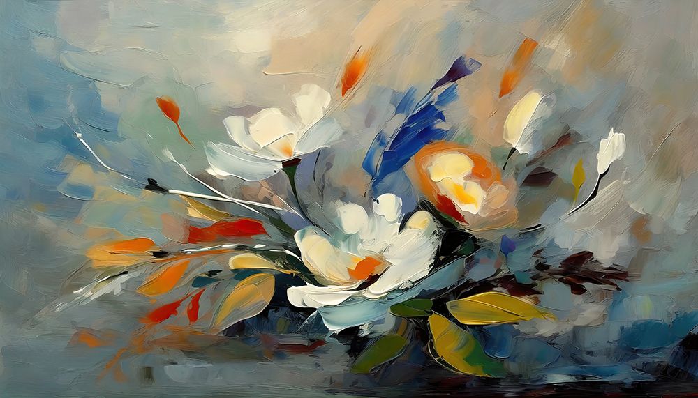 Floral Impulse art print by Ronald Bolokofsky for $57.95 CAD