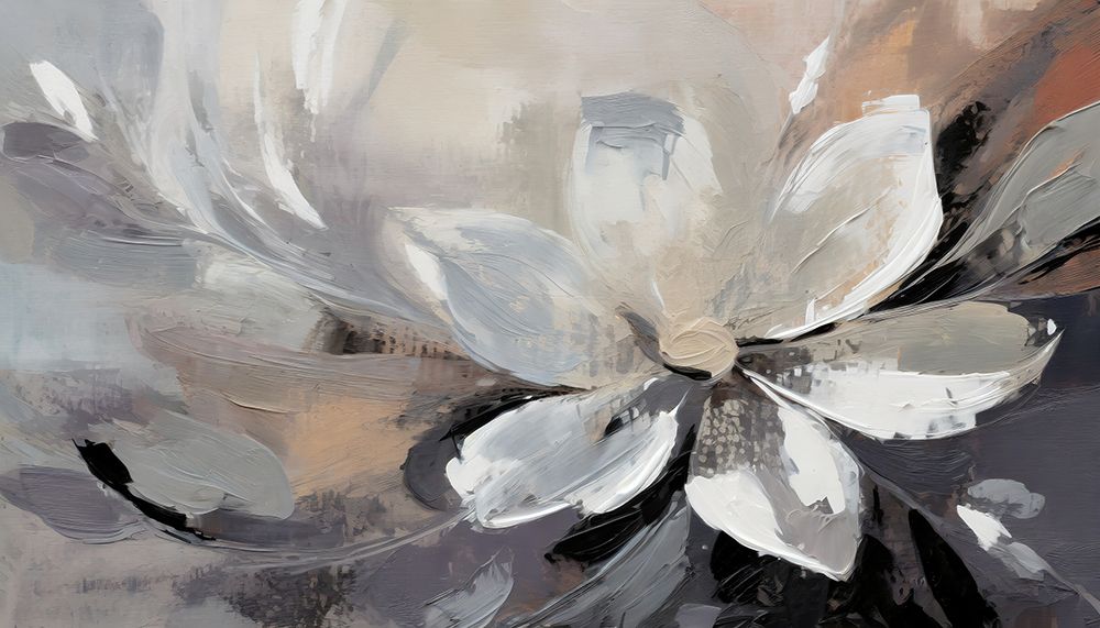 Flourish in Grayscale art print by Ronald Bolokofsky for $57.95 CAD