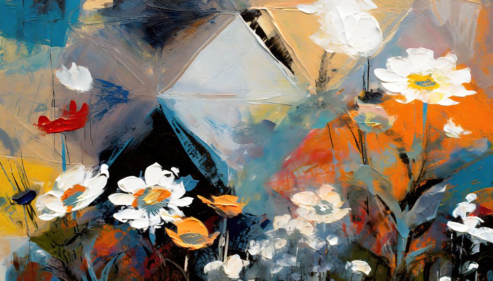 Geometric Garden art print by Ronald Bolokofsky for $57.95 CAD