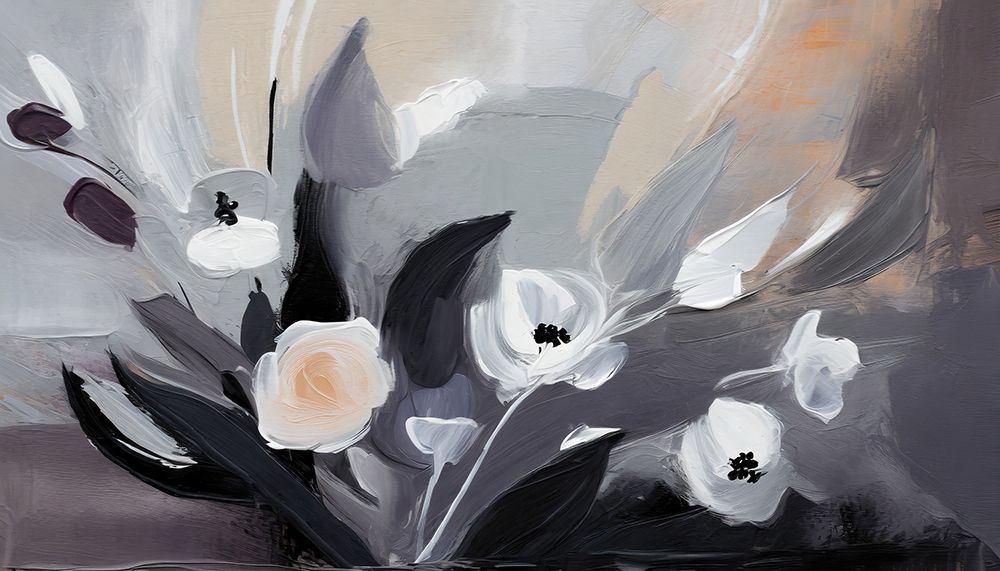 Monochrome Bloom art print by Ronald Bolokofsky for $57.95 CAD