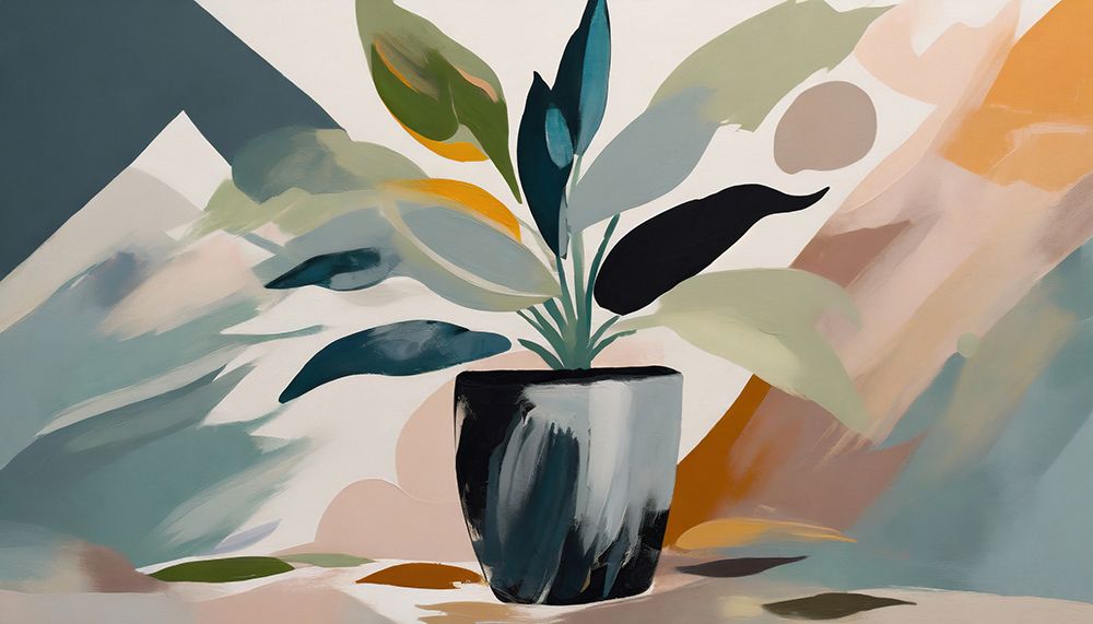 Plant in Profile art print by Ronald Bolokofsky for $57.95 CAD