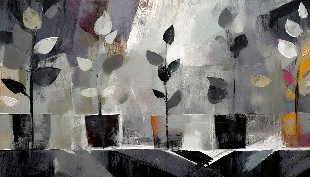 Plant Silhouettes art print by Ronald Bolokofsky for $57.95 CAD