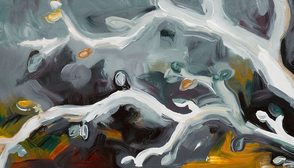 Abstracted Winter art print by Ronald Bolokofsky for $57.95 CAD