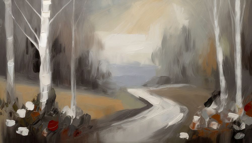 Birches Path art print by Ronald Bolokofsky for $57.95 CAD