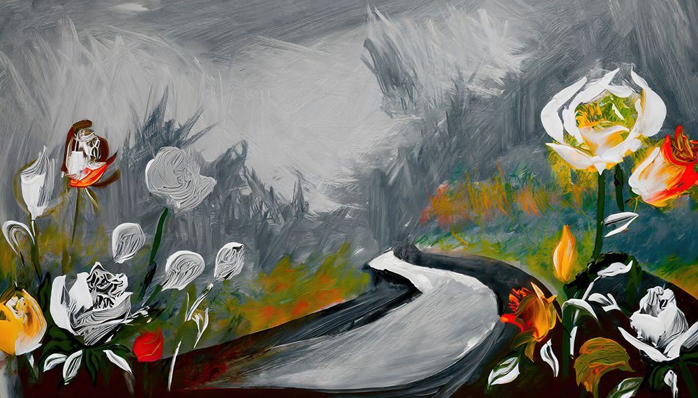 Bloom Against the Gloom art print by Ronald Bolokofsky for $57.95 CAD