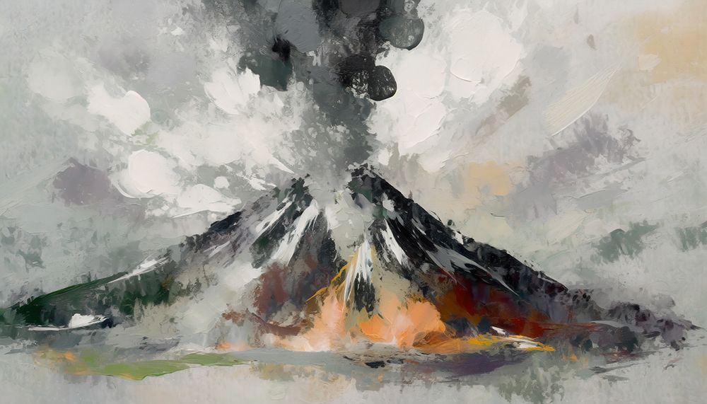 Earthen Explosion art print by Ronald Bolokofsky for $57.95 CAD
