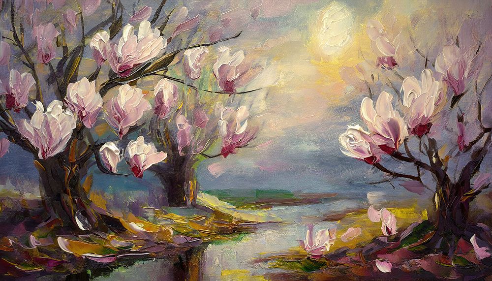 Magnolias Whisper art print by Ronald Bolokofsky for $57.95 CAD