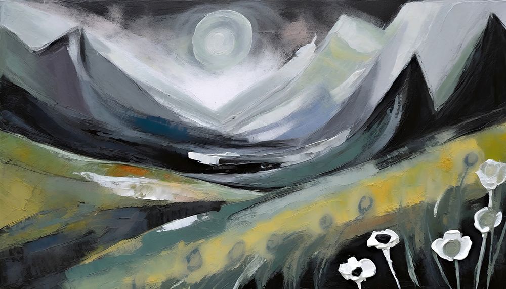 Mountains Hush art print by Ronald Bolokofsky for $57.95 CAD