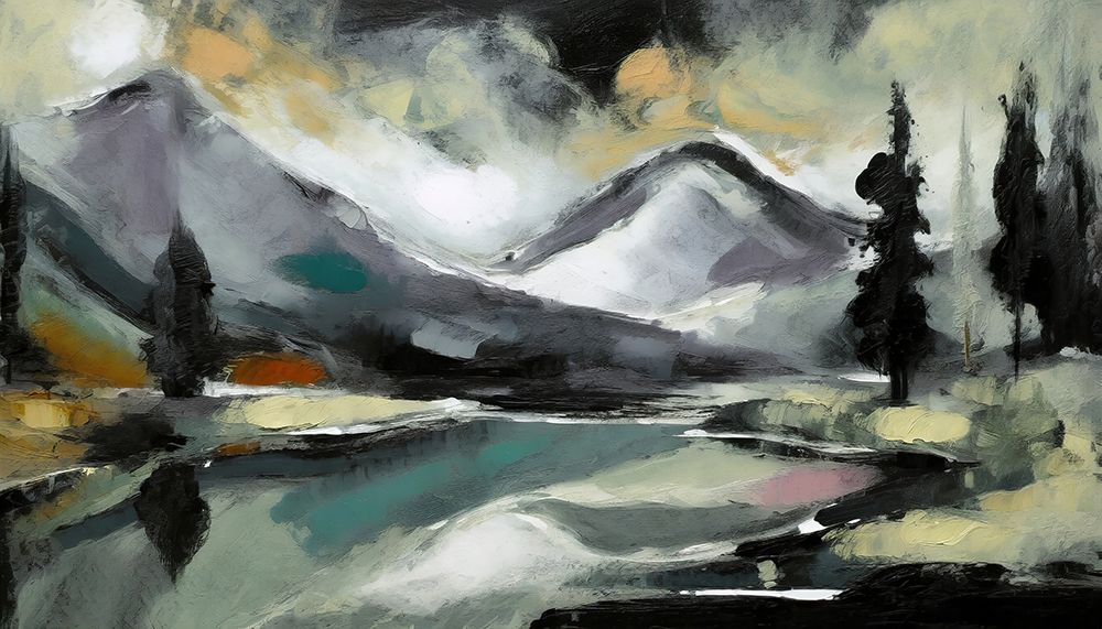 Mystic Mountain Reverie art print by Ronald Bolokofsky for $57.95 CAD