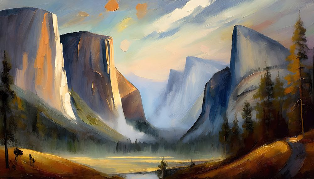 Sunset Sentinel over Yosemite art print by Ronald Bolokofsky for $57.95 CAD