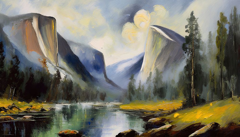Twilights Embrace in Yosemite art print by Ronald Bolokofsky for $57.95 CAD