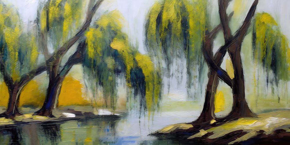 Weeping Willows III art print by Ronald Bolokofsky for $57.95 CAD