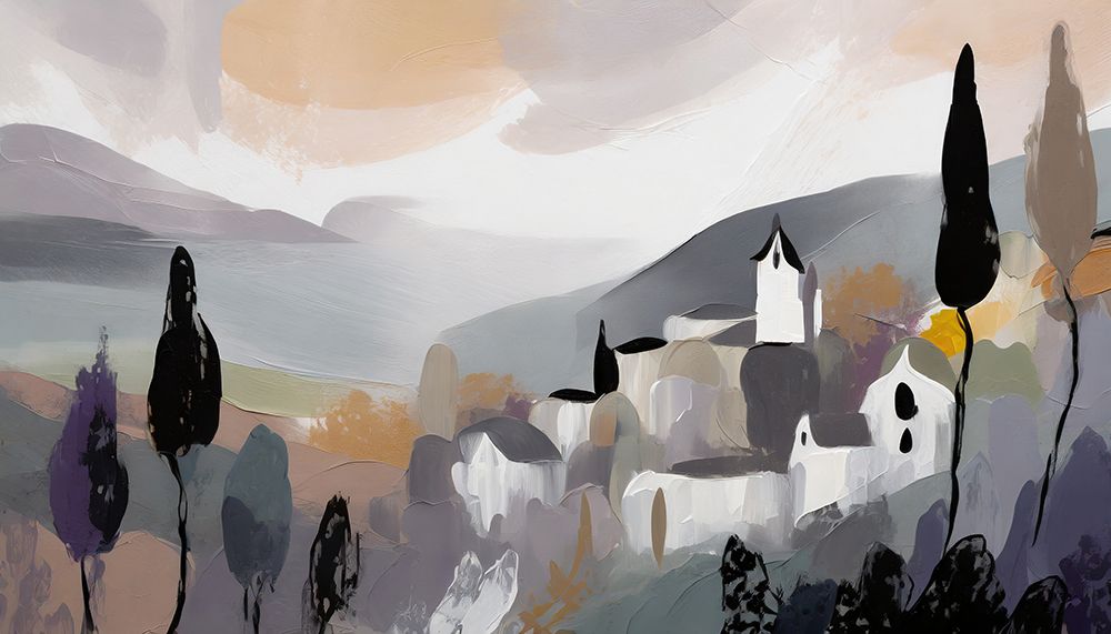 Abstracted Aerie art print by Ronald Bolokofsky for $57.95 CAD