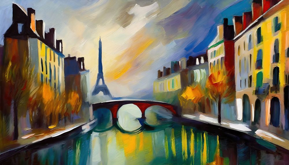 Along the Seine III art print by Ronald Bolokofsky for $57.95 CAD