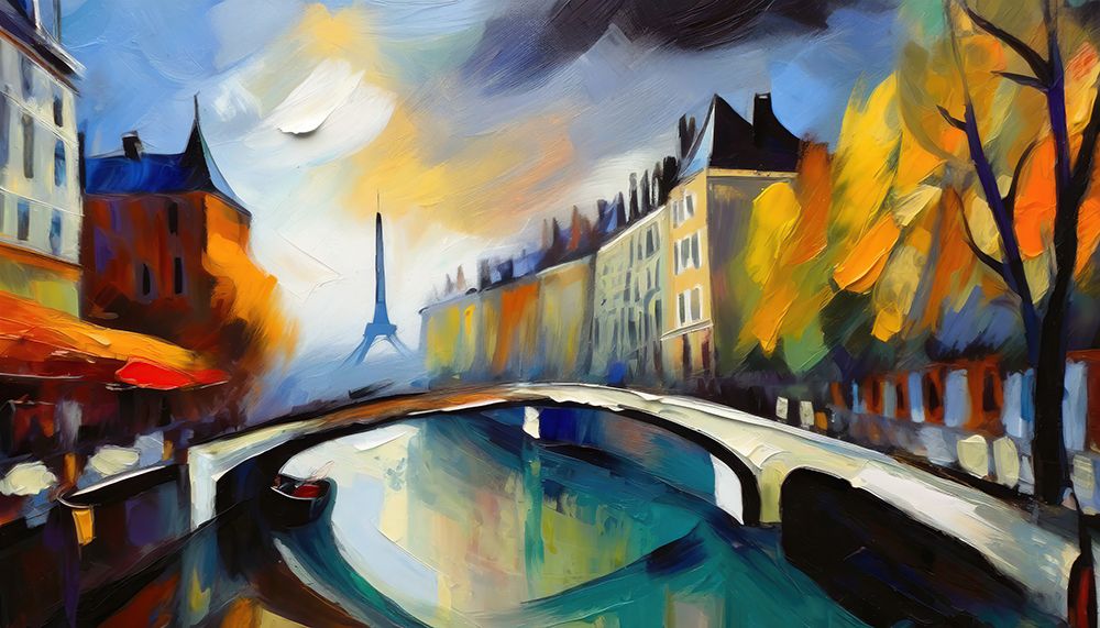 Along the Seine IV art print by Ronald Bolokofsky for $57.95 CAD