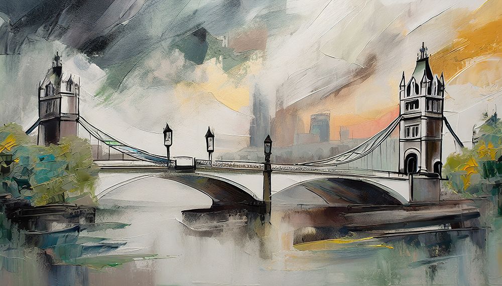 Golden Hour on the Thames art print by Ronald Bolokofsky for $57.95 CAD