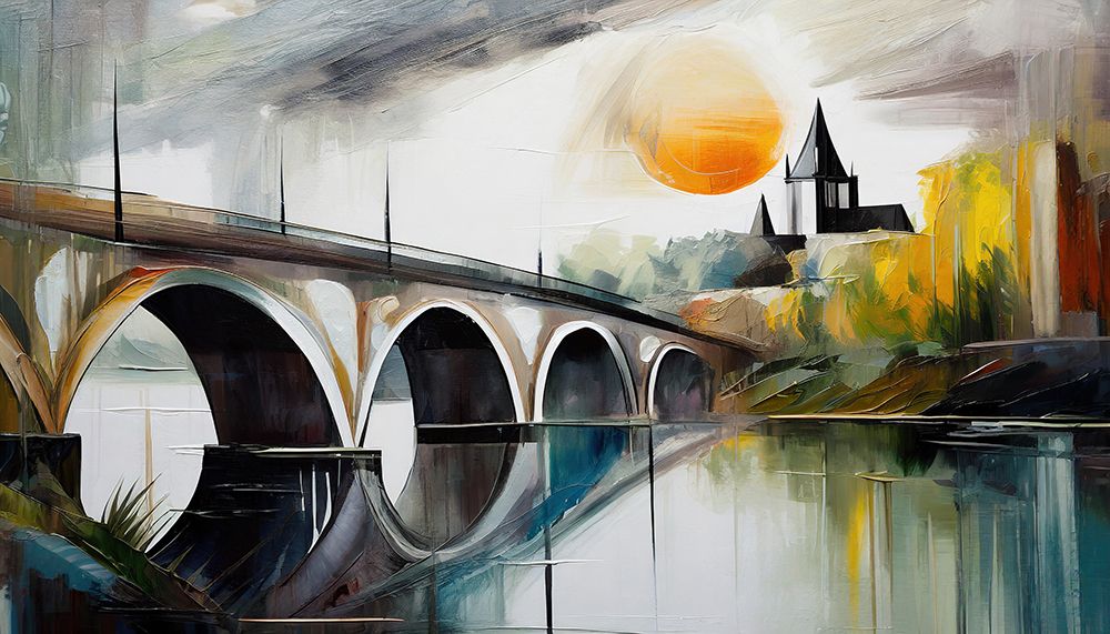 LHeure Bleue on the Seine art print by Ronald Bolokofsky for $57.95 CAD