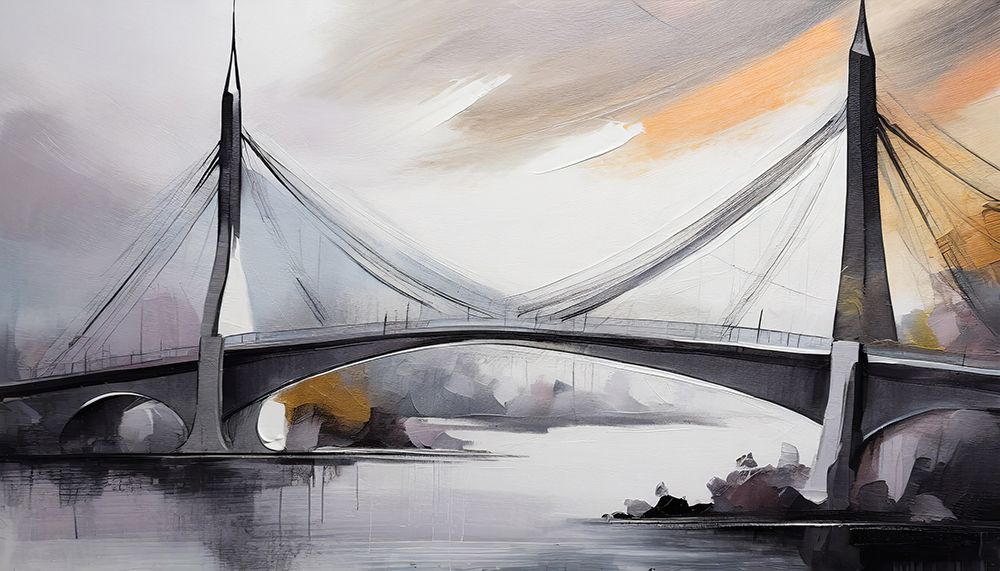 Sunset over Seine art print by Ronald Bolokofsky for $57.95 CAD