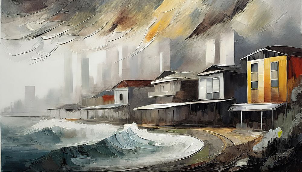 Tempest over the Bay art print by Ronald Bolokofsky for $57.95 CAD