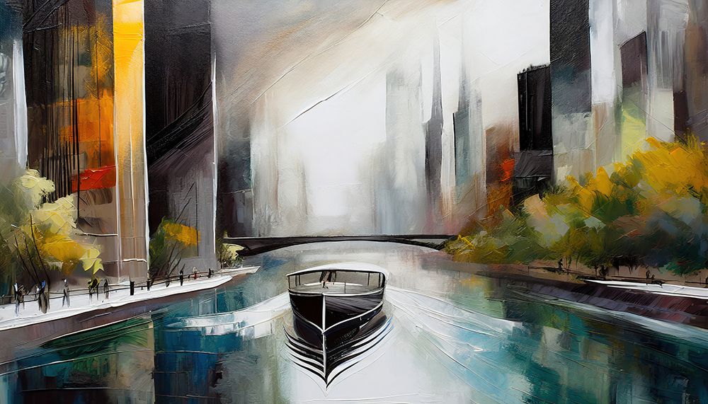 Twilight on the River art print by Ronald Bolokofsky for $57.95 CAD