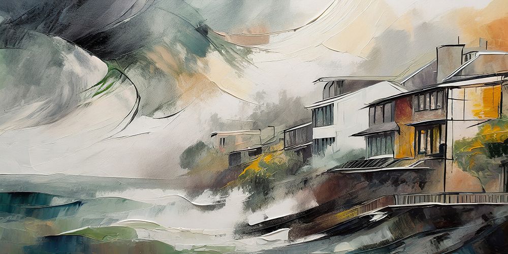 Waves of Windy City art print by Ronald Bolokofsky for $57.95 CAD