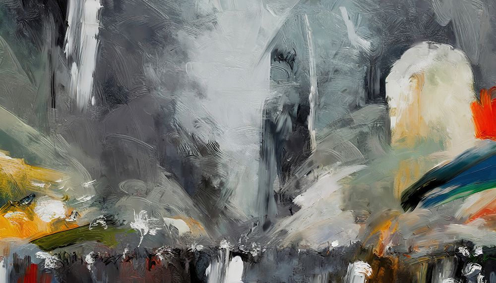 Canvas of Crowds art print by Ronald Bolokofsky for $57.95 CAD