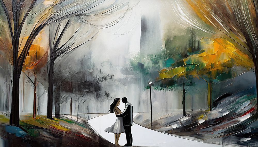 Urban Love Story art print by Ronald Bolokofsky for $57.95 CAD