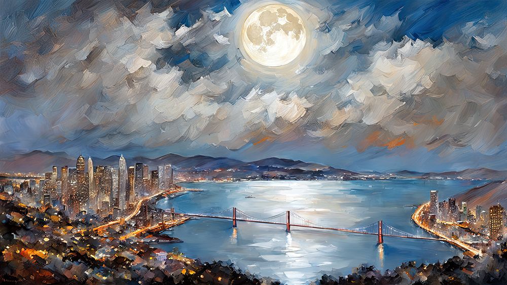 Bay City Reflections art print by Ronald Bolokofsky for $57.95 CAD