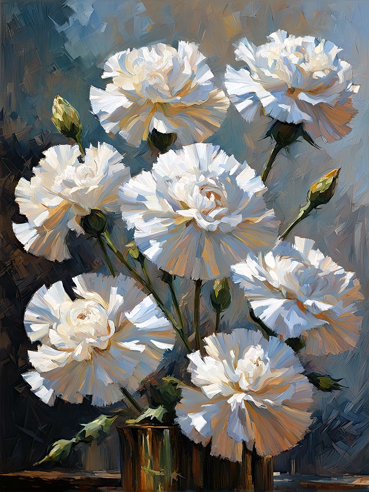 Blossoms Of White art print by Ronald Bolokofsky for $57.95 CAD