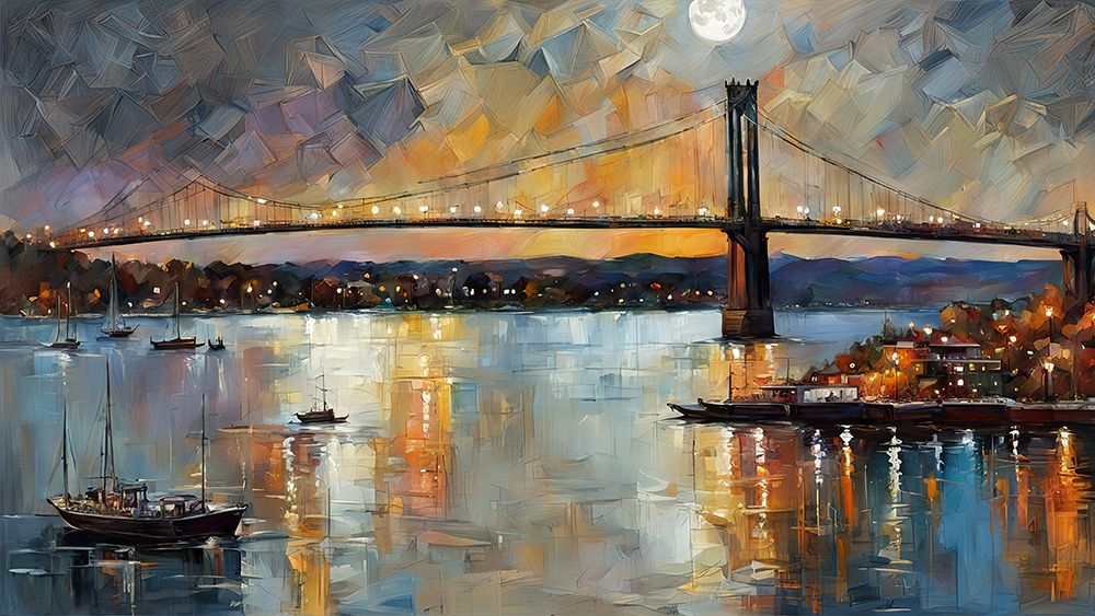 Bridge Of Lights art print by Ronald Bolokofsky for $57.95 CAD