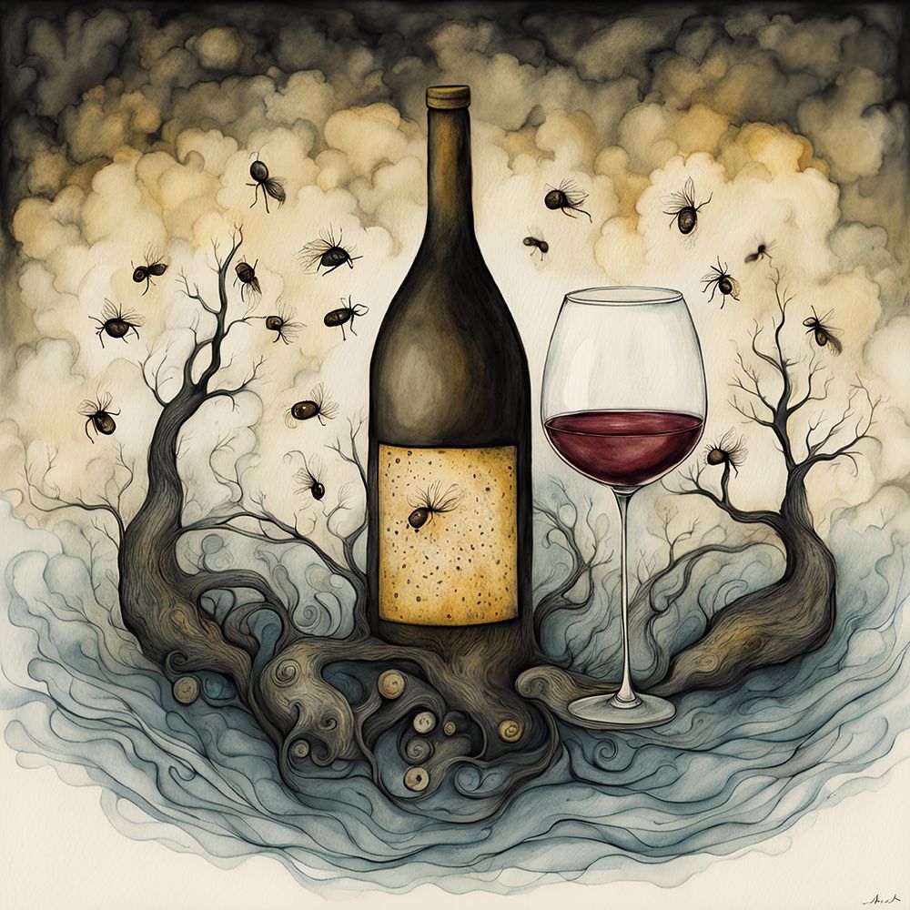 Cabernet Conundrums and Gouda Giggles art print by Ronald Bolokofsky for $57.95 CAD