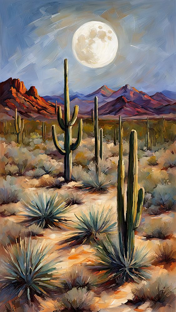 Cactus Field art print by Ronald Bolokofsky for $57.95 CAD