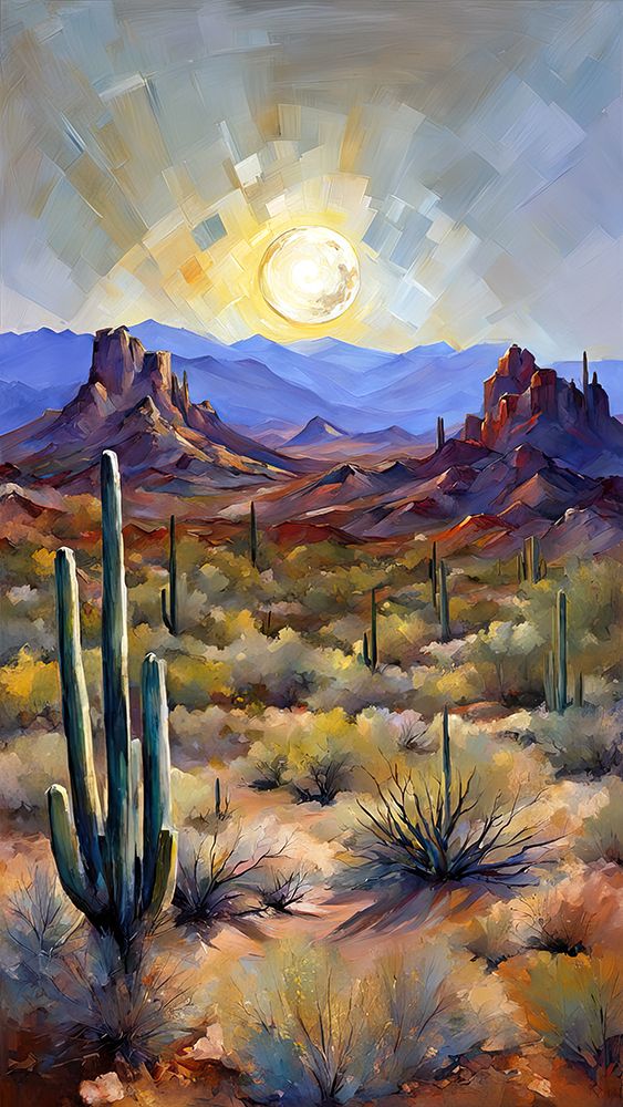 Cactus Glow art print by Ronald Bolokofsky for $57.95 CAD
