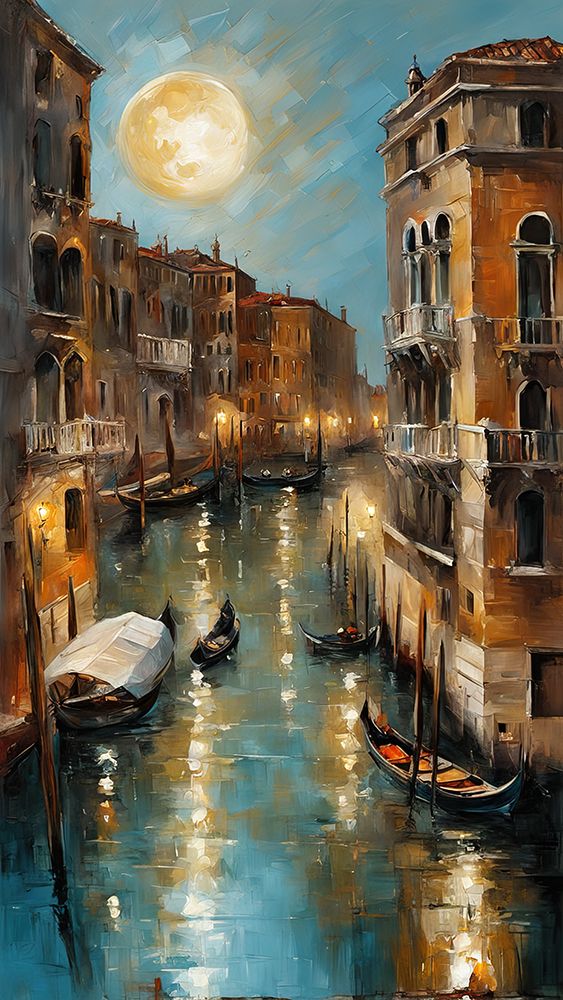 Canal Of Venice II art print by Ronald Bolokofsky for $57.95 CAD