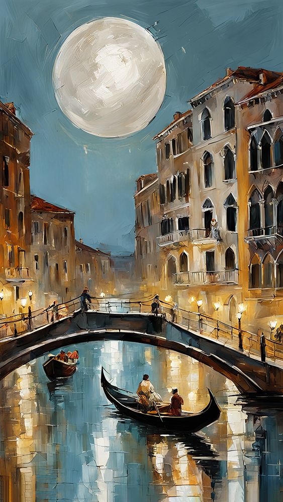 Canal Serenade art print by Ronald Bolokofsky for $57.95 CAD