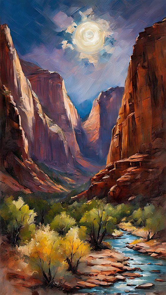 Canyon Of Life art print by Ronald Bolokofsky for $57.95 CAD