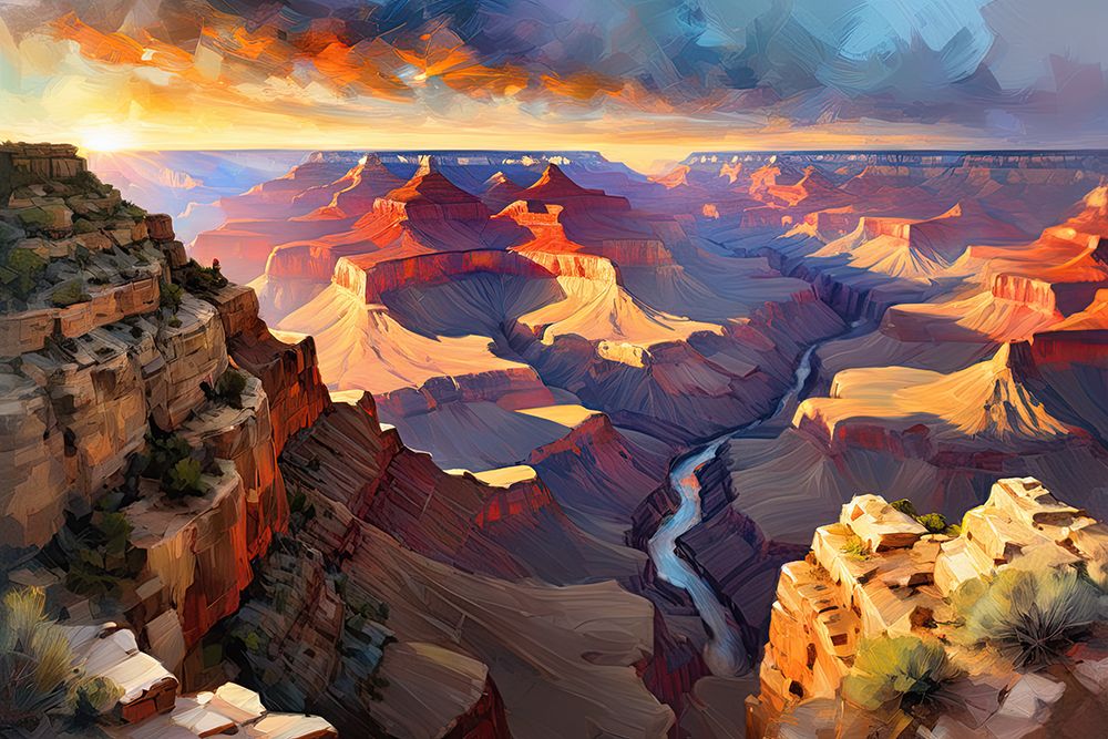 Canyon Of Time art print by Ronald Bolokofsky for $57.95 CAD