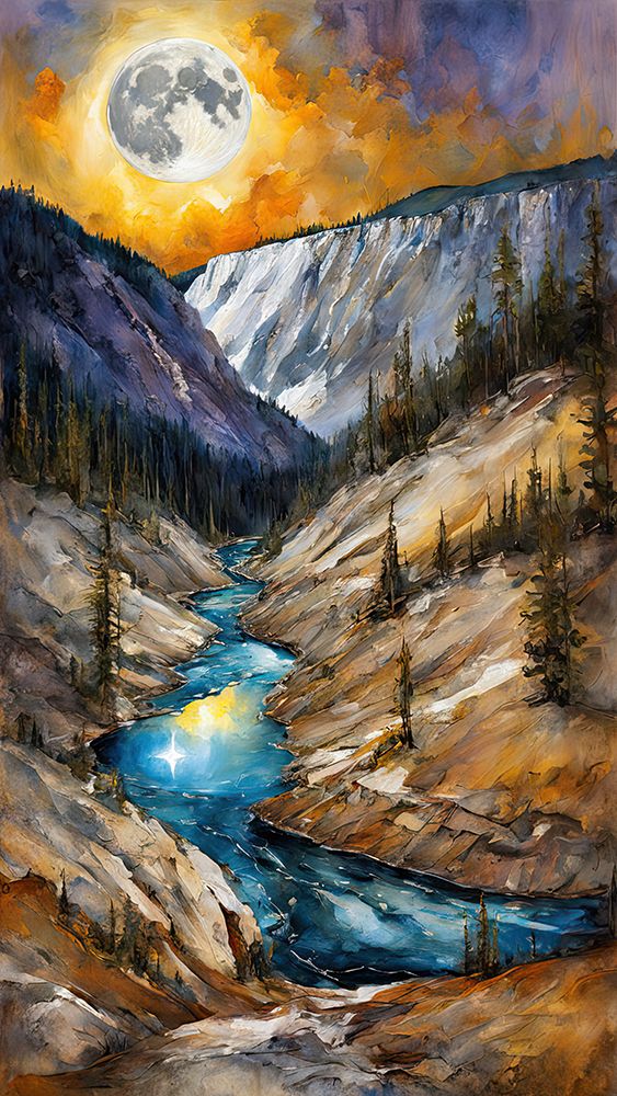 Canyon Stream art print by Ronald Bolokofsky for $57.95 CAD
