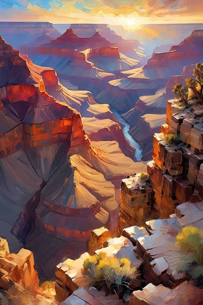 CanyonS Ridge art print by Ronald Bolokofsky for $57.95 CAD