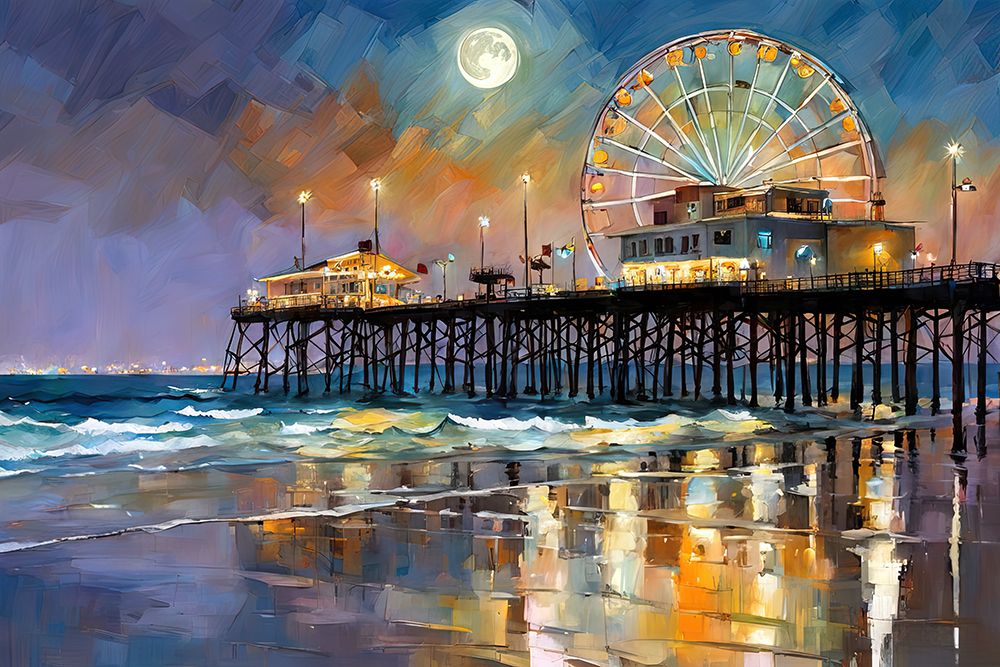 Carousel Of Lights art print by Ronald Bolokofsky for $57.95 CAD