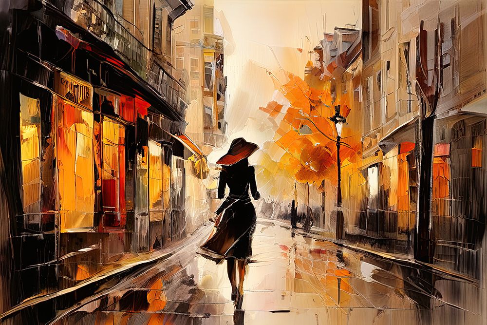 Chic Stroll art print by Ronald Bolokofsky for $57.95 CAD