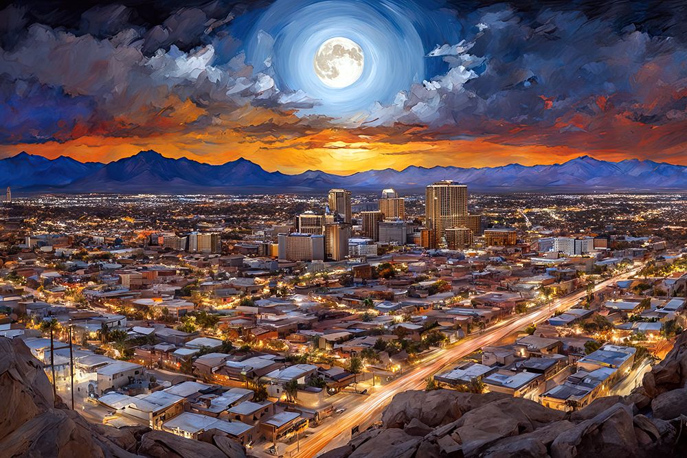 City At Dusk art print by Ronald Bolokofsky for $57.95 CAD
