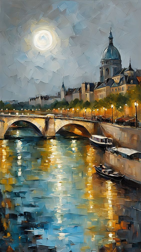 City By The Water art print by Ronald Bolokofsky for $57.95 CAD