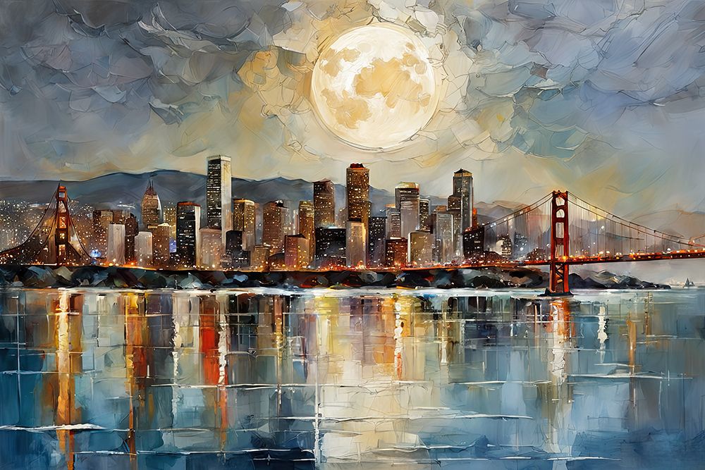 City Glow art print by Ronald Bolokofsky for $57.95 CAD