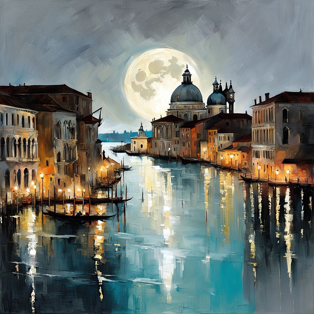 City Of Lights art print by Ronald Bolokofsky for $57.95 CAD