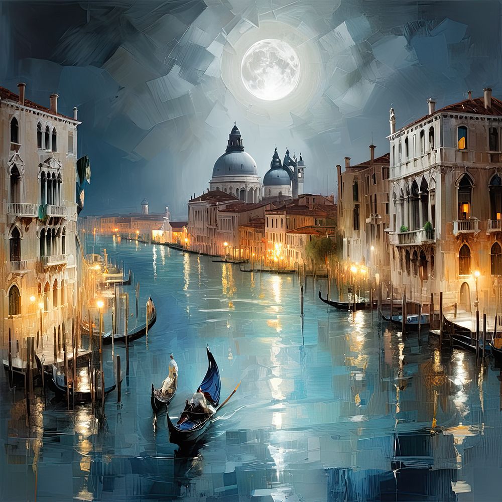 City On Water art print by Ronald Bolokofsky for $57.95 CAD