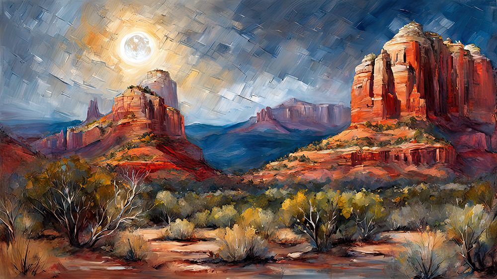 Desert Dreamscape art print by Ronald Bolokofsky for $57.95 CAD