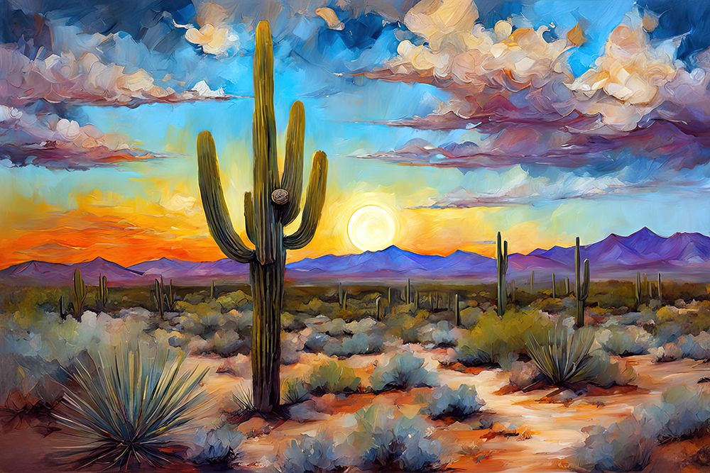 Desert Dusk art print by Ronald Bolokofsky for $57.95 CAD