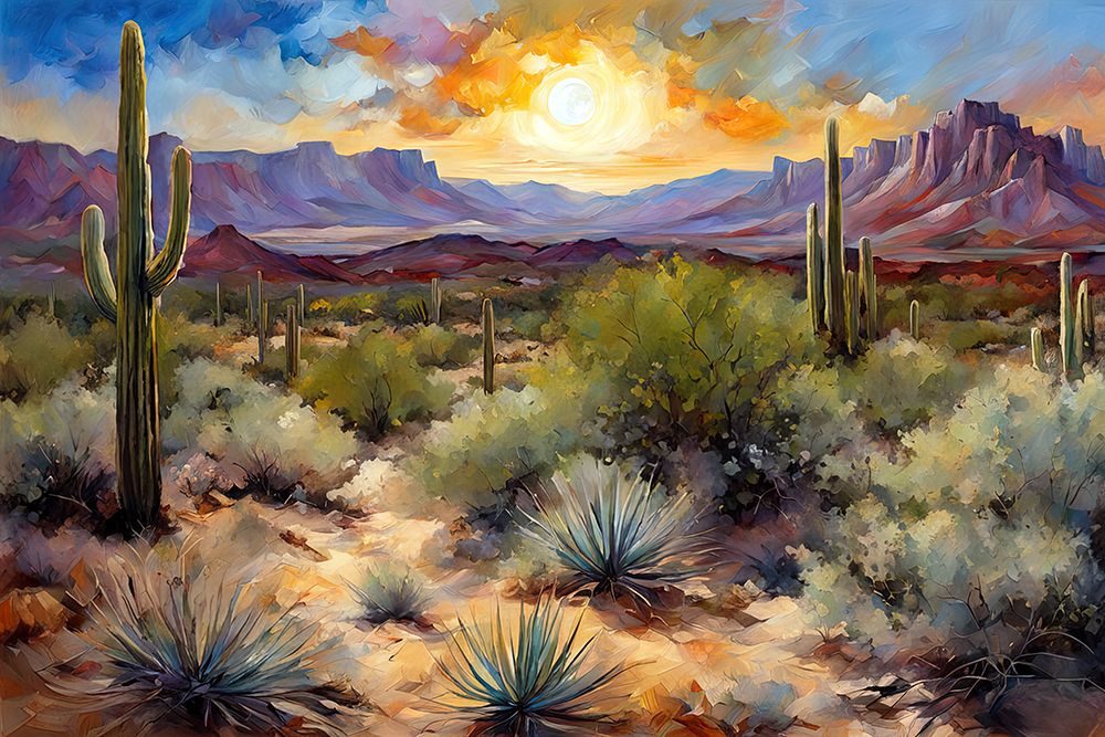 Desert Glow art print by Ronald Bolokofsky for $57.95 CAD