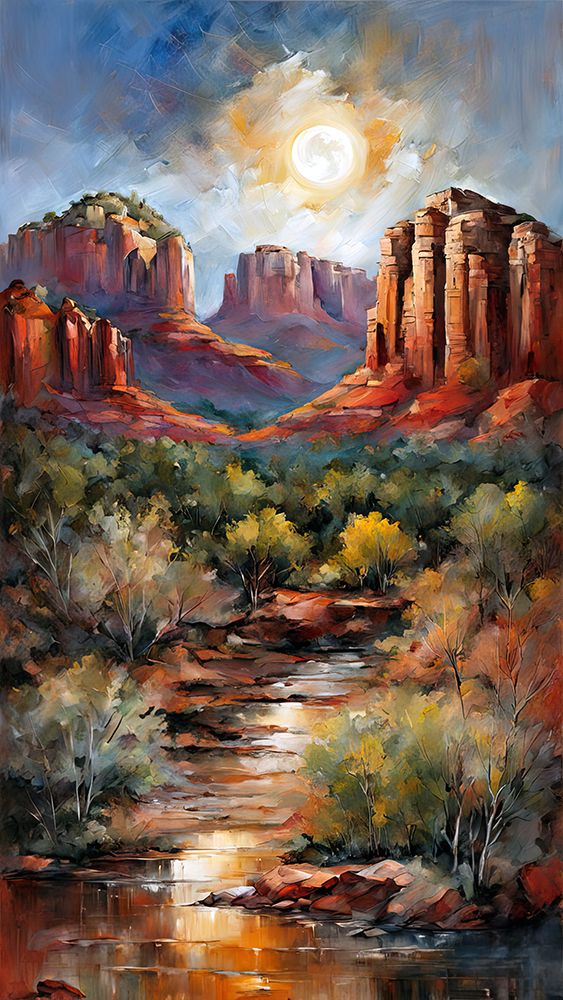 Desert Stream art print by Ronald Bolokofsky for $57.95 CAD